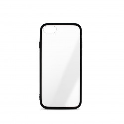 Coque semi-rigide Color Edge pour iPhone 6/7/8/SE 2020 - contour noir