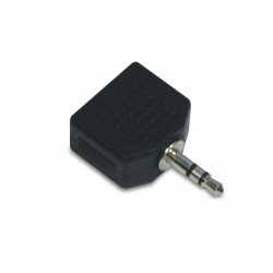 Adaptateur jack stéréo 3,5 mm mâle/2 x 3,5 mm fem.