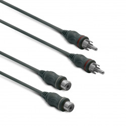 Câble audio 2 RCA mâle/fem. 1.2 m