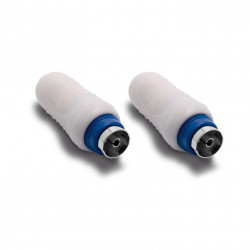 Fiche TV (lot de 2) blindée 9,52 mm fem.