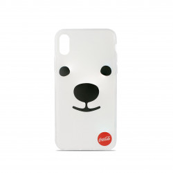 Coque souple Polar bear happy pour iPhone XR