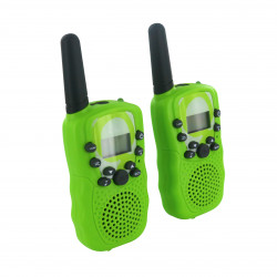 Talkie Walkie avec fonction lampe torche - vert