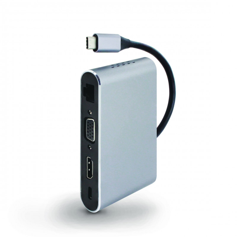 Adaptateur USB-C 7 en 1 HDMI Ethernet RJ45 Carte SD Micro SD 2 x USB-A et  PD - MICROSOFT/Charge - Synchronisation - Coques-renforcees