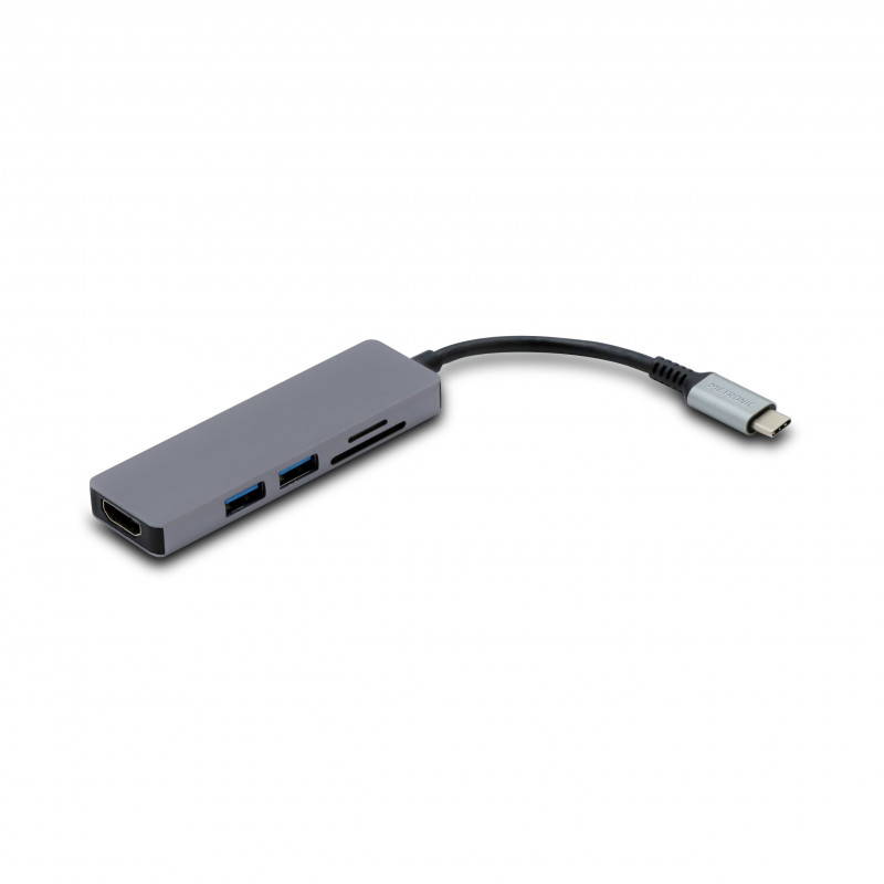 Adaptateur USB-C 5 en 1 HDMI, 2 x USB-A, SD et micro SD