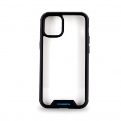 Coque semi-rigide bumper pour iPhone 12 MINI - noir