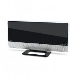 Antenne TV Intérieure XP90 Amplifiée et Extra Plate - Noir