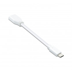 Adaptateur USB-C mâle/USB-A fem. USB 3.2 Gen 1 - 0,15 m - blanc