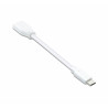 Adaptateur USB-C mâle/USB-A fem. USB 3.2 Gen 1 - 0,15 m - blanc