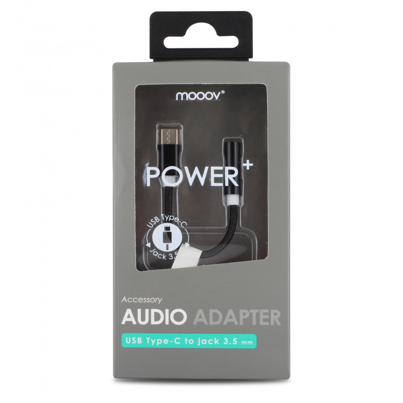 Cable adaptateur USB-C Jack 3.5 mm audio ecouteur casque musique