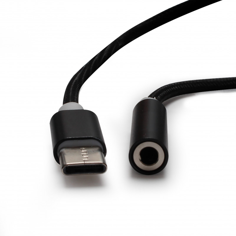 Câble USB-A vers USB-C - Noir - Cultura -2 m - Chargeurs USB