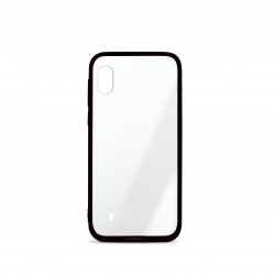 Coque semi-rigide Color Edge pour Samsung A10 - contour noir
