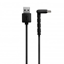 Câble USB-C /USB-A avec support téléphone 1,2 m - noir