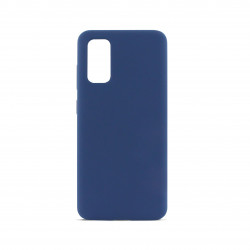 Coque semi-rigide Ultimate soft touch pour Samsung S20 - bleue