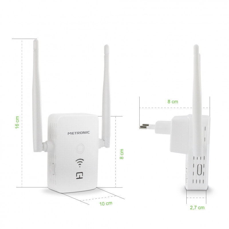 Répéteur wifi 300 mbits/s, METRONIC