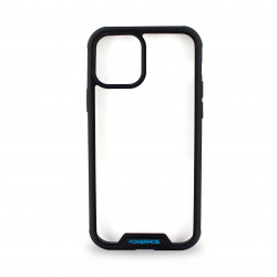 Coque semi-rigide bumper pour iPhone 12 PRO MAX - noir