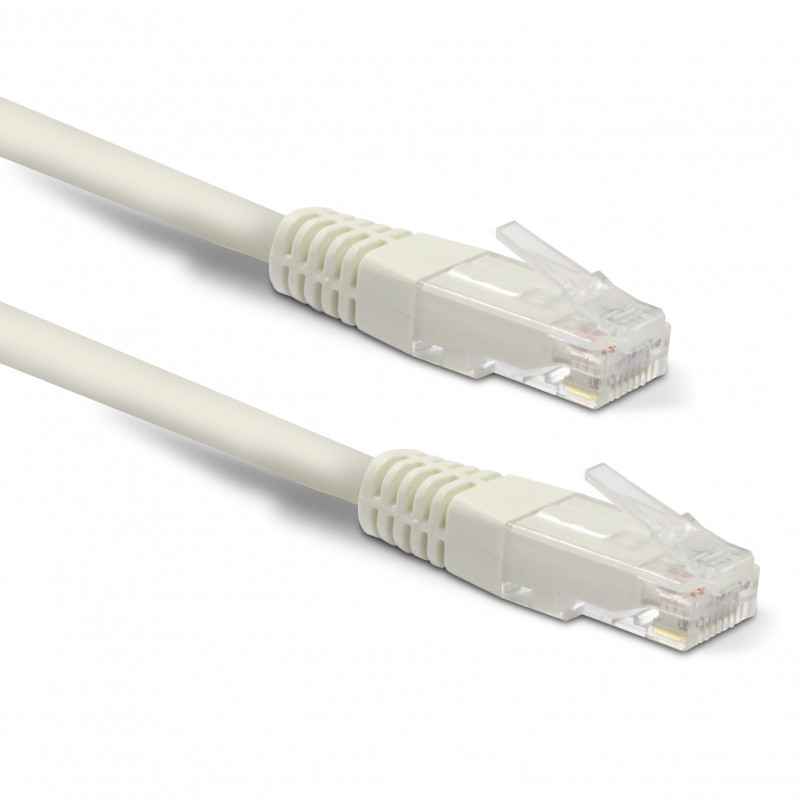 Câble Ethernet RJ45 CAT 5e mâle/mâle droit - FTP 10 m