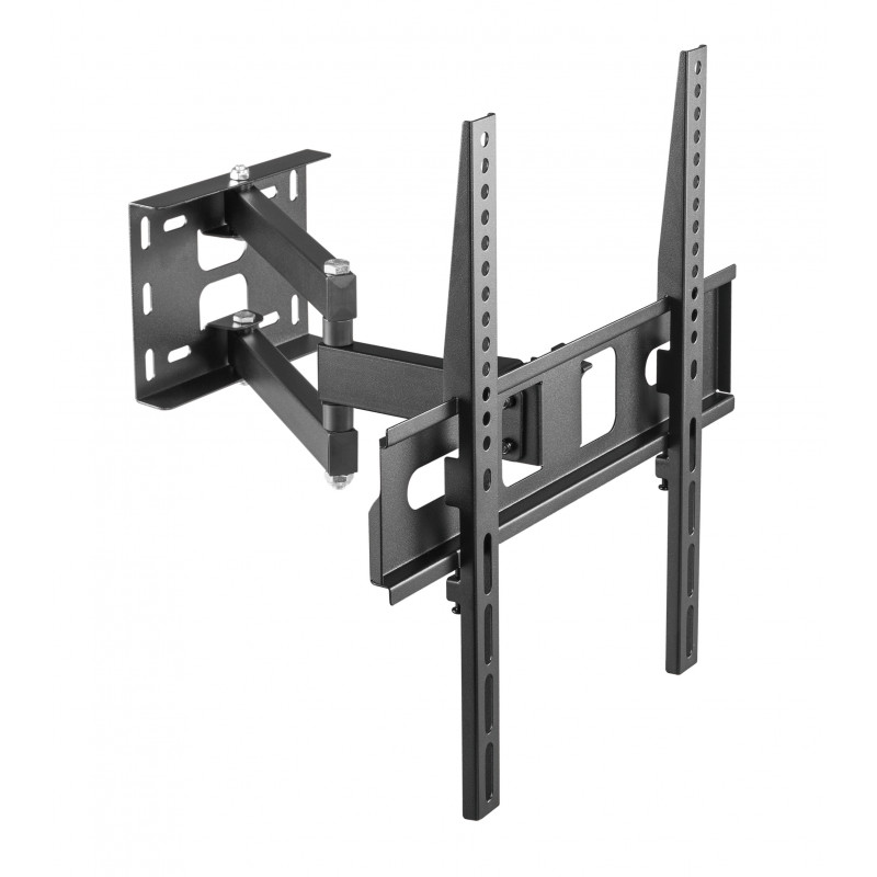 Support TV inclinable, dépliable et orientable 106 à 140 cm