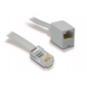 Câble Ethernet RJ45 mâle/fem. plat - rallonge 1,8 m