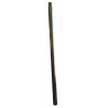 Mât emboîtable diamètre 40 mm zingué avec bouchon 1,5 m