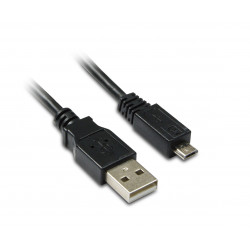Câble micro USB /USB-A 2.0 - 1,8 m - noir