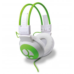 Casque audio soft bass sound - vert et blanc