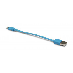 Câble pops cable MFI /USB-A pour iPhone iPad 0,15 m - bleu