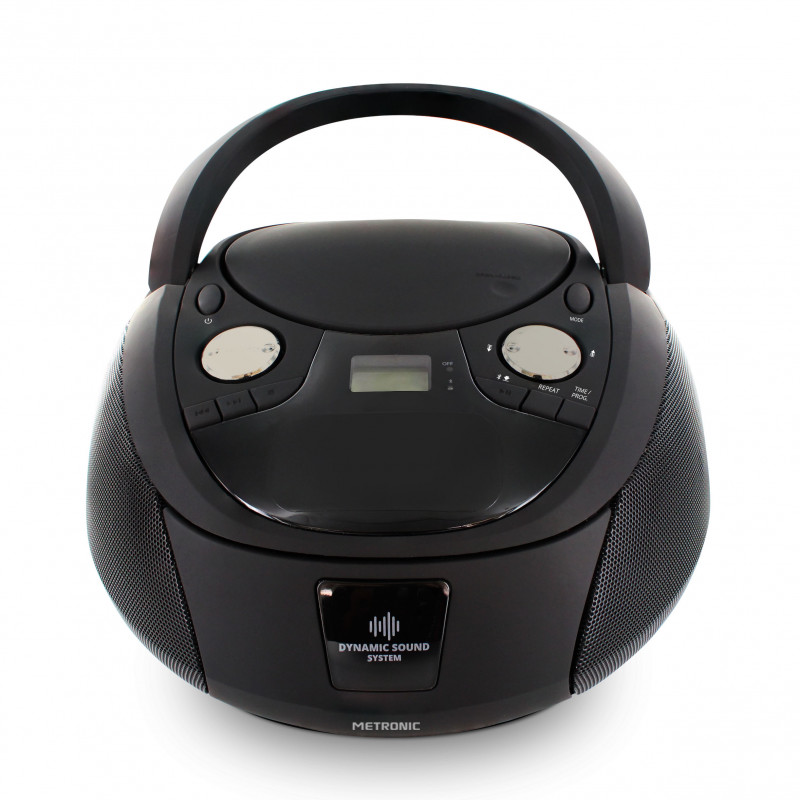 Metronic 477139 - Lecteur CD Dynamic Sound MP3 Bluetooth avec port USB -  noir - Radio & radio réveil - LDLC