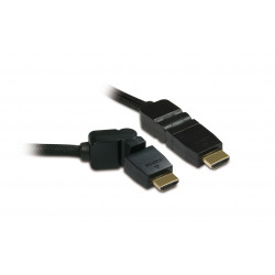 Câble HDMI premium High Speed + Ethernet- rotatif 1,5 m