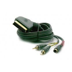 Câble péritel 2 RCA audio mâle Y/C mâle vidéo IN 1,5 m