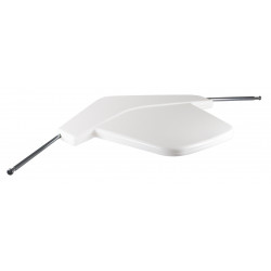 Antenne d'extérieur Movida 34 dB pour caravane - blanche