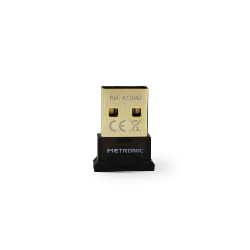 Ricevitore Bluetooth USB Metronic 477040 – Dongle Audio 2.1+EDR Per Auto, Radio E Hi-Fi, Portata 10m