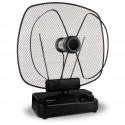 Antenne d\'intérieur Tersera amplifiée FM/DAB+ 4K 59 dB - noire