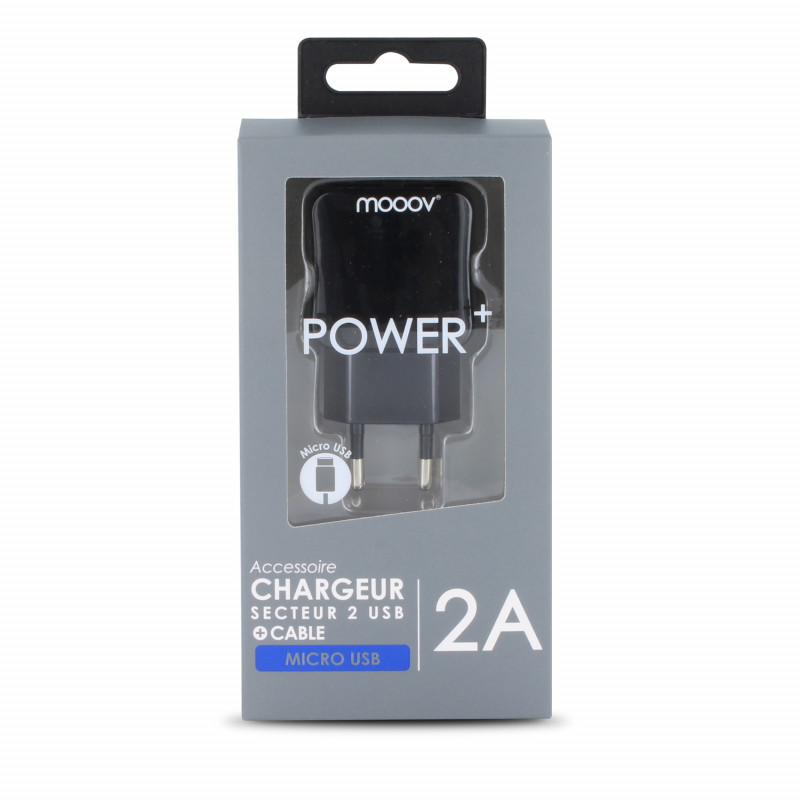 MOENS - Câbles de chargement USB 2 pièces Chargeur Apple iPhone