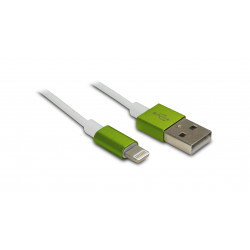Câble pops cable MFI /USB-A pour iPhone iPad 1 m - vert