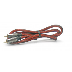 Câble audio 1 RCA mâle/mâle 1 m - orange