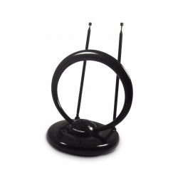 Antenne d'intérieur Saturn HD 40 dB gain réglable - noire