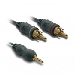 Câble audio Jack 3.5 mm / 2x RCA mâles - 10 m