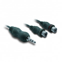 Adaptateur jack stéréo 3,5 mm fem./2 RCA mâle 0,1 m