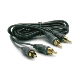 Câble audio 2 RCA mâle/mâle 1,2 m