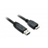 Câble micro USB /USB-A 3.0 - 1,8 m - noir
