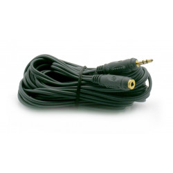 Câble audio jack stéréo 3,5 mm mâle/fem. 5 m