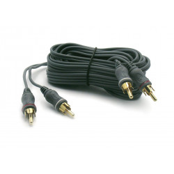 Câble audio 2 RCA mâle/mâle 4 m