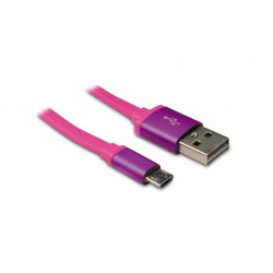 Câble micro USB pops cable /USB-A 2.0 - 1 m - rose