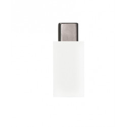 Adaptateur USB-C / micro-USB fem. - blanc
