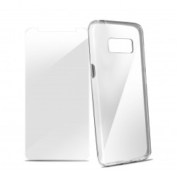 Kit de protection coque + verre trempé pour Samsung S8