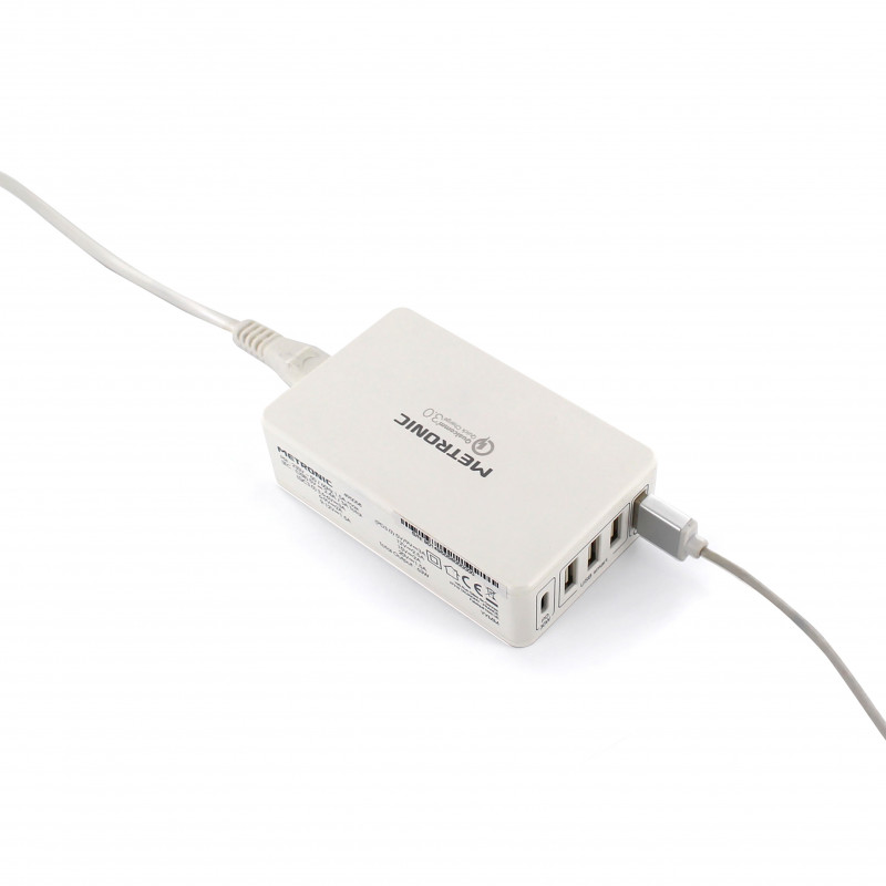 Achetez BK-371 QC3.0 Bloc de Charge Portable de Chargeur USB à Charge  Unique de Charge Rapide - Bouchon ue / Blanche de Chine