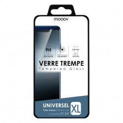 Verre trempé universel taille XL