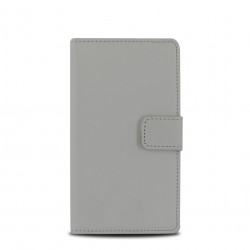 Etui folio pour Wiko Rainbow Lite - blanc