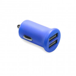 Chargeur allume-cigares Neon 2 USB-A 2.4 A - bleu