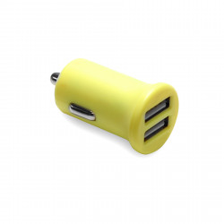 Chargeur allume-cigares Neon 2 USB-A 2.4 A - jaune